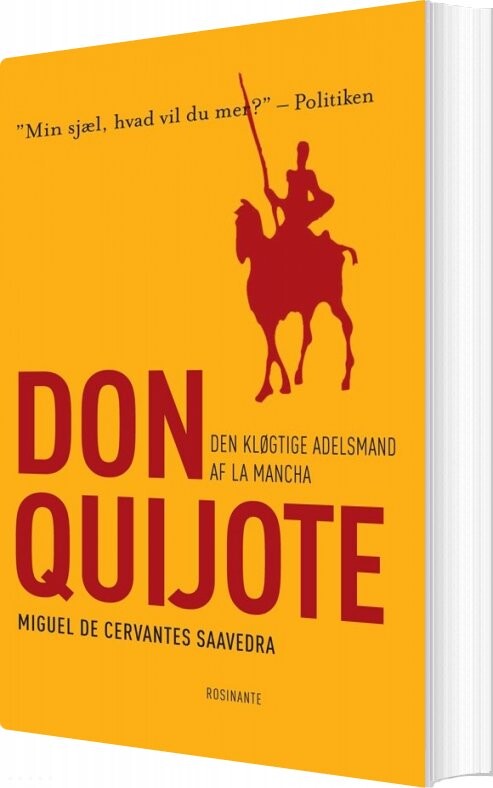 Den Kløgtige Adelsmand Don Quijote Af La Mancha   Miguel De Cervantes Saavedra   Bog