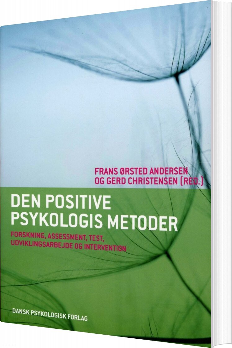Den Positive Psykologis Metoder   Susann Gjerde   Bog