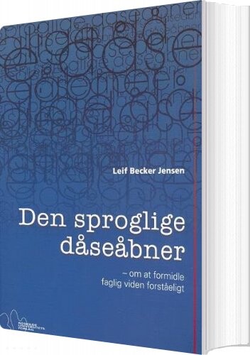 Den Sproglige Dåseåbner   Leif Becker Jensen   Bog