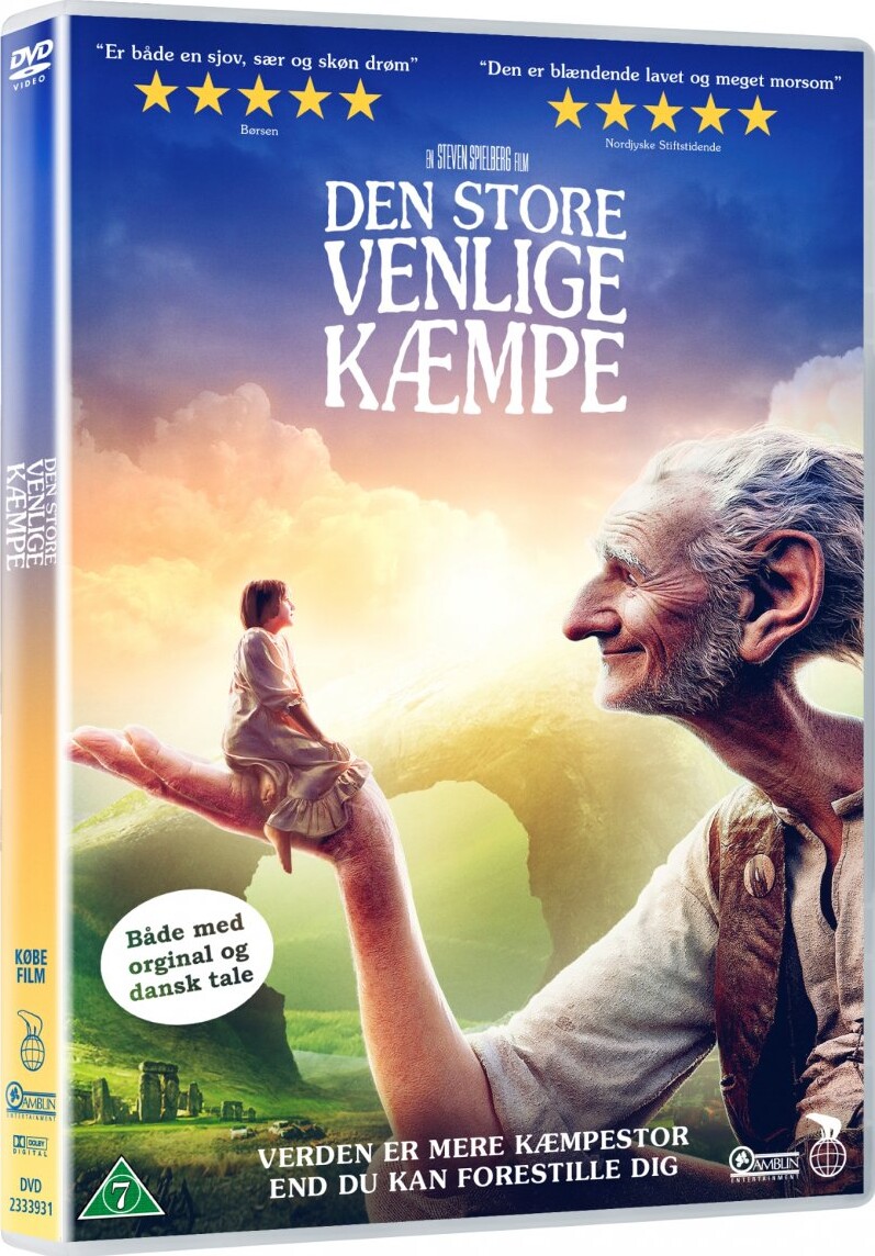 Den Store Venlige Kæmpe   The Bfg   Dvd   Film