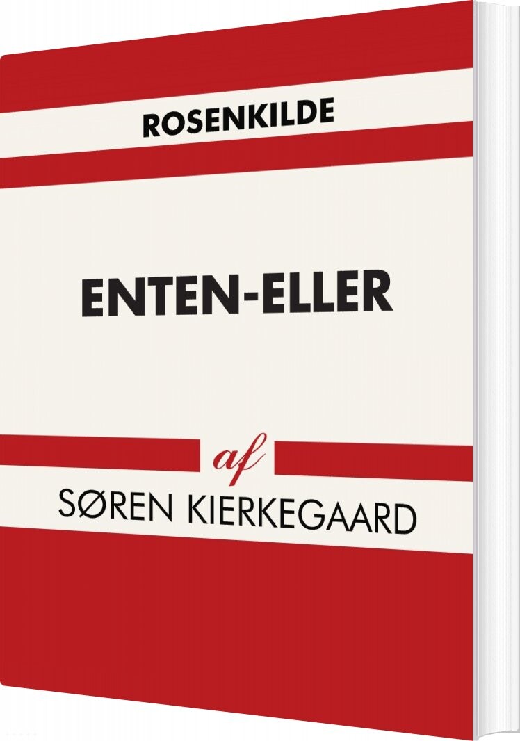 Enten Eller   Søren Kierkegaard   Bog
