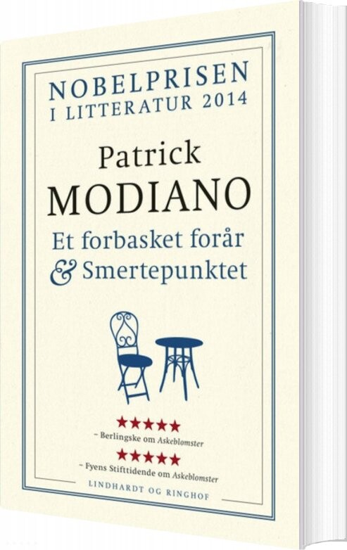Et Forbasket Forår   Smertepunktet   Patrick Modiano   Bog