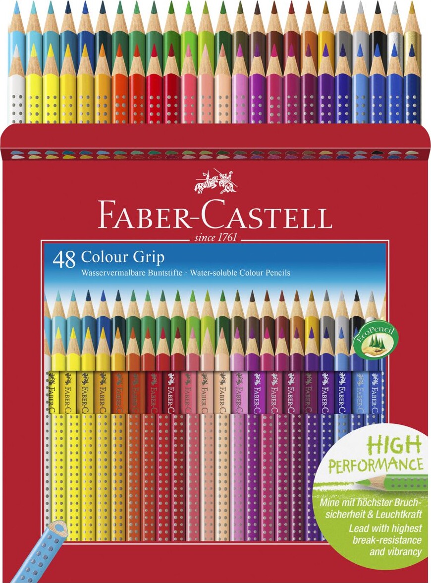 Faber Castell Colour Grip Farveblyanter   48 Stk