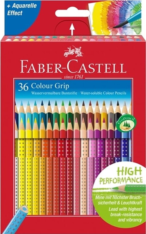 Faber Castell Farveblyanter   Colour Grip   36 Stk