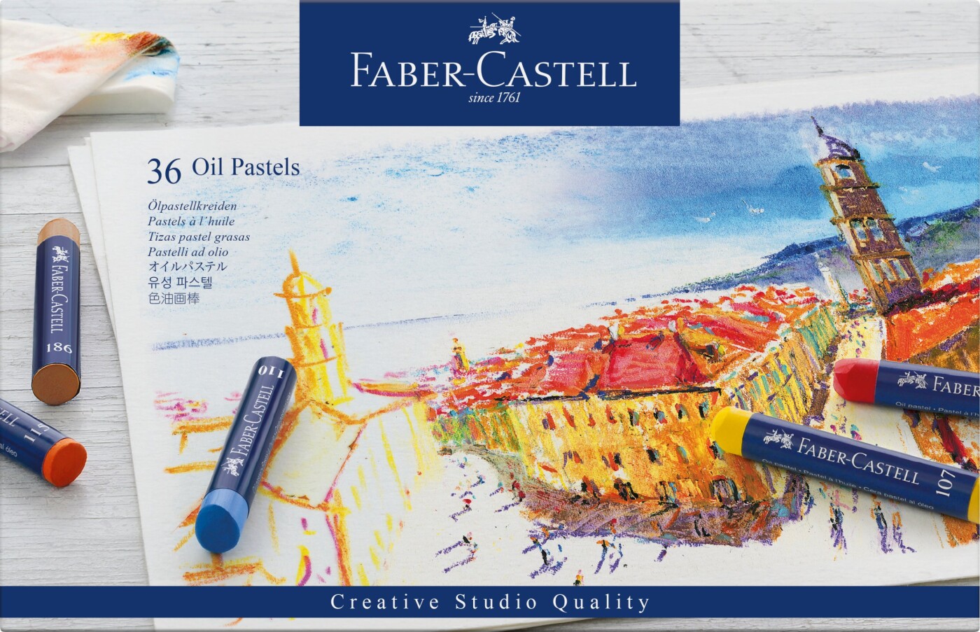 Faber Castell   Oliekridt   36 Stk