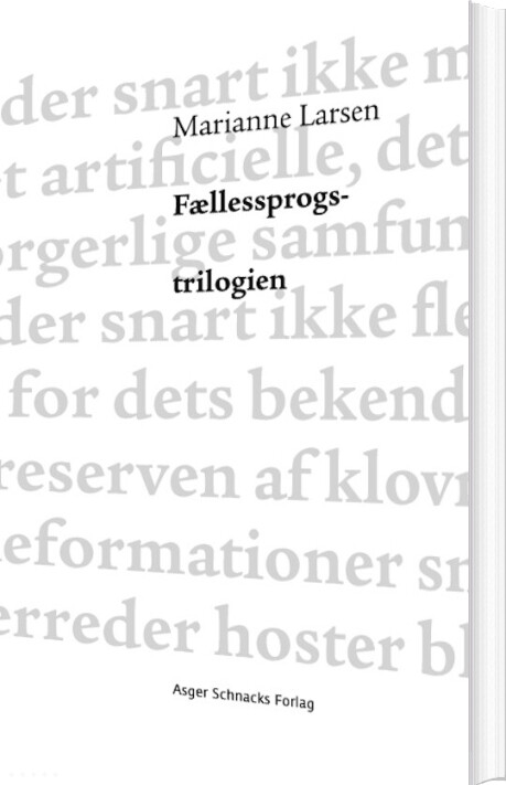Fællessprogstrilogien   Marianne Larsen   Bog