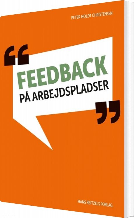 Feedback På Arbejdspladser   Peter Holdt Christensen   Bog