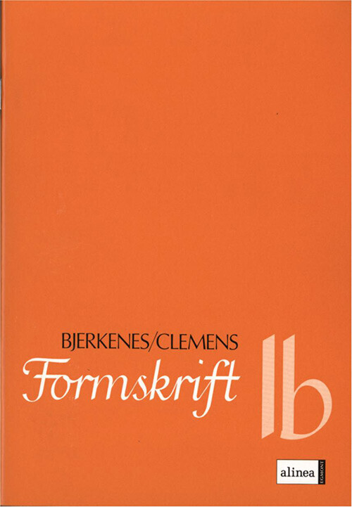 Formskrift 1b   Alvhild Bjerkenes   Bog