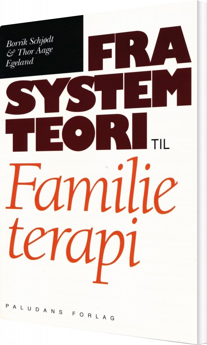 Fra Systemteori Til Familieterapi   Borrik Schjødt   Bog