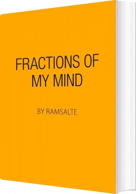 Fractions Of My Mind   Ramsalte   English Book