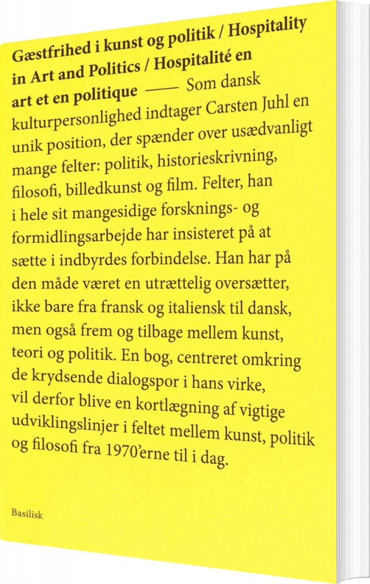 Gæstfrihed I Kunst Og Politik   Mikkel Bogh   Bog