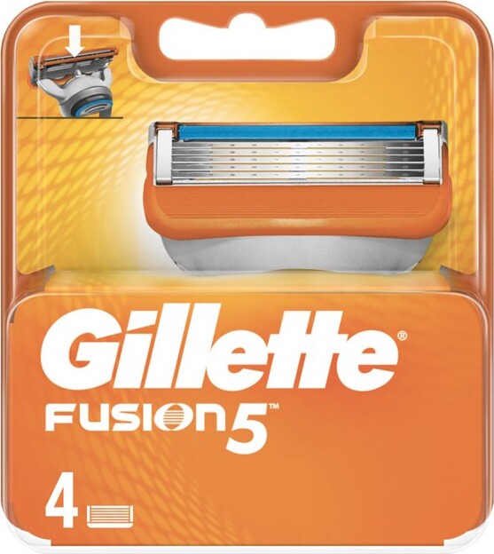 Gillette Fusion Barberblade Og Barberskraber   4 Blade