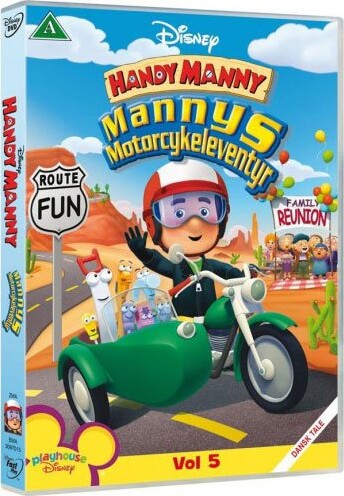 Handy Manny   Mannys Motorcykeleventyr   Dvd   Film