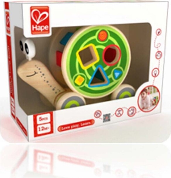 Hape Trækdyr   Puttekasse   Walk A Long Snail