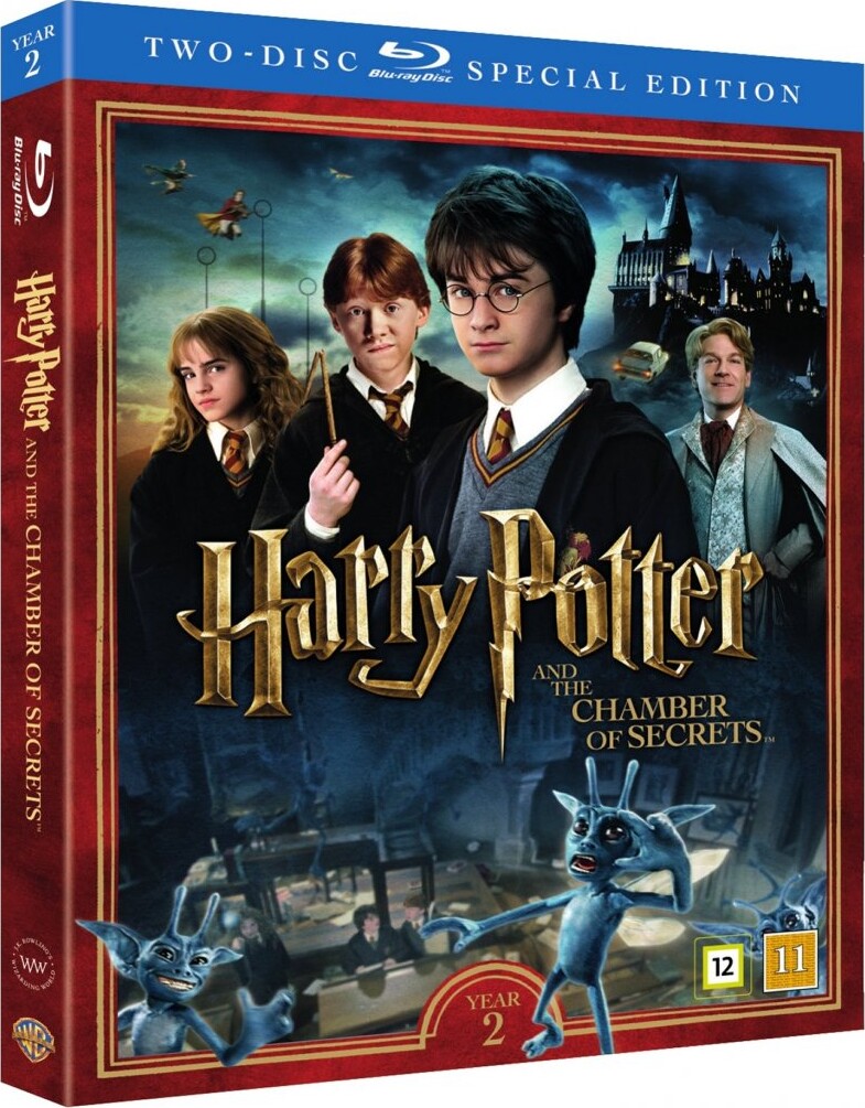 Harry Potter Og Hemmelighedernes Kammer   Film 2   Blu Ray