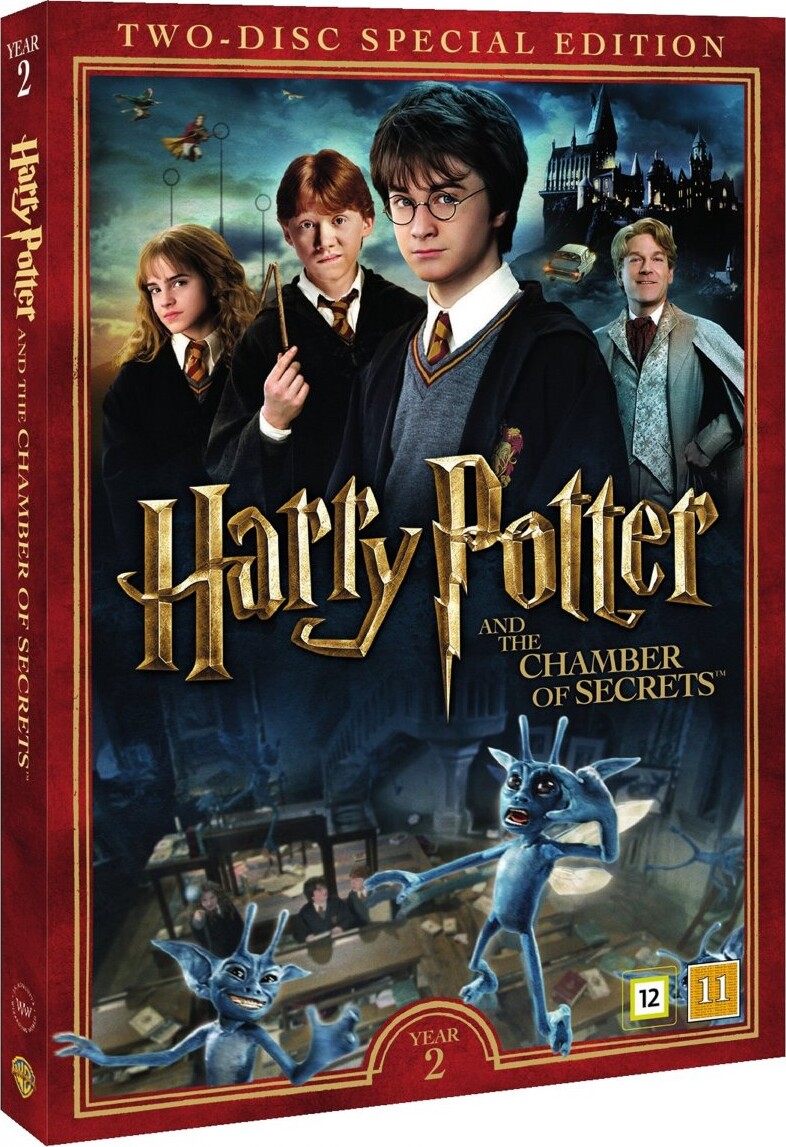 Harry Potter Og Hemmelighedernes Kammer   Film 2   Dvd   Film