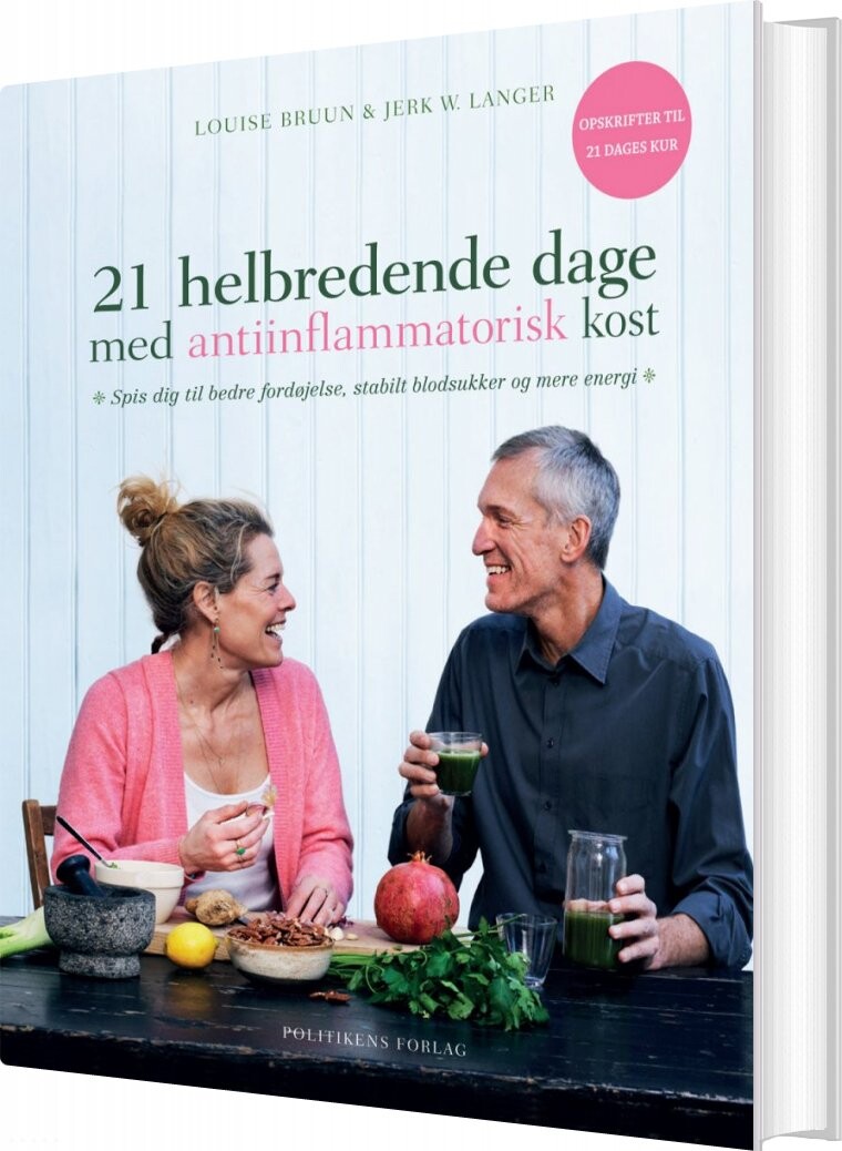 21 Helbredende Dage Med Antiinflammatorisk Kost   Jerk W  Langer   Bog
