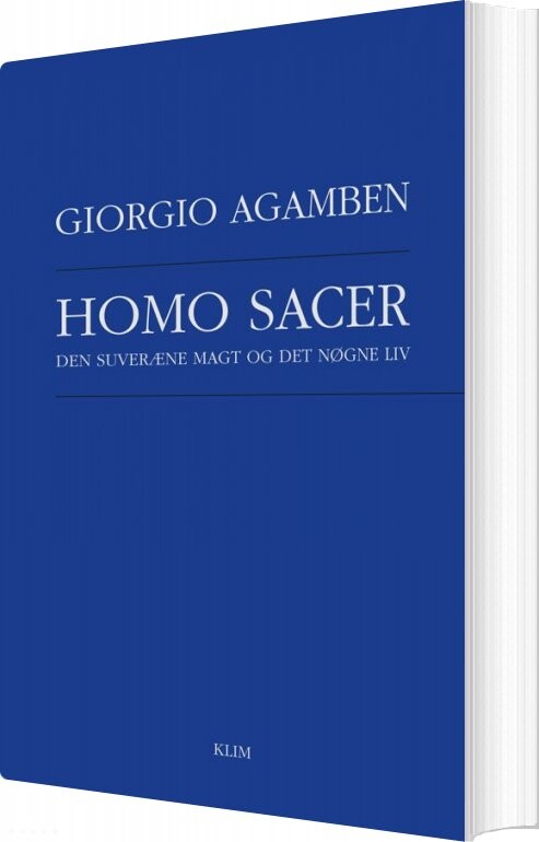 Homo Sacer   Giorgio Agamben   Bog