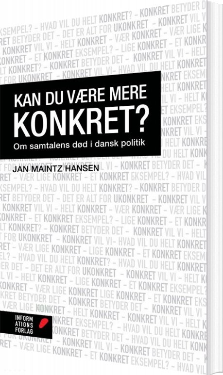 Kan Du Være Mere Konkret    Jan Maintz Hansen   Bog