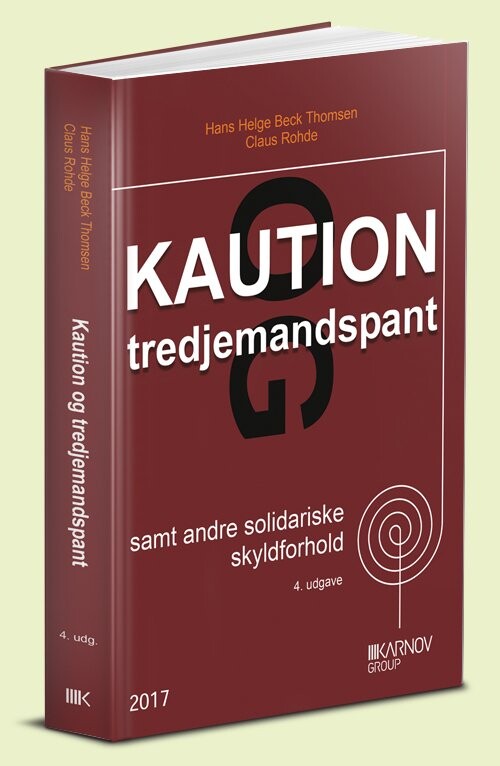 Kaution Og Tredjemandspant   Hans Helge Beck Thomsen   Bog