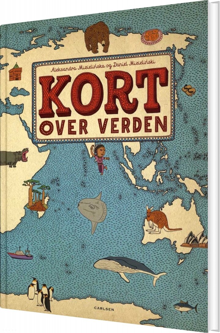 Kort Over Verden   Daniel Mizielinski   Bog