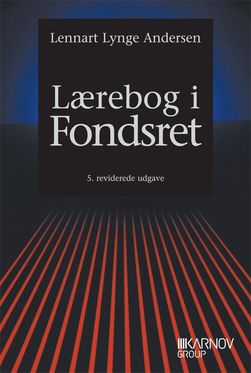 Lærebog I Fondsret   Lennart Lynge Andersen   Bog