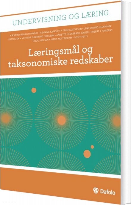 Læringsmål Og Taksonomiske Redskaber   Annette Hildebrand Jensen   Bog