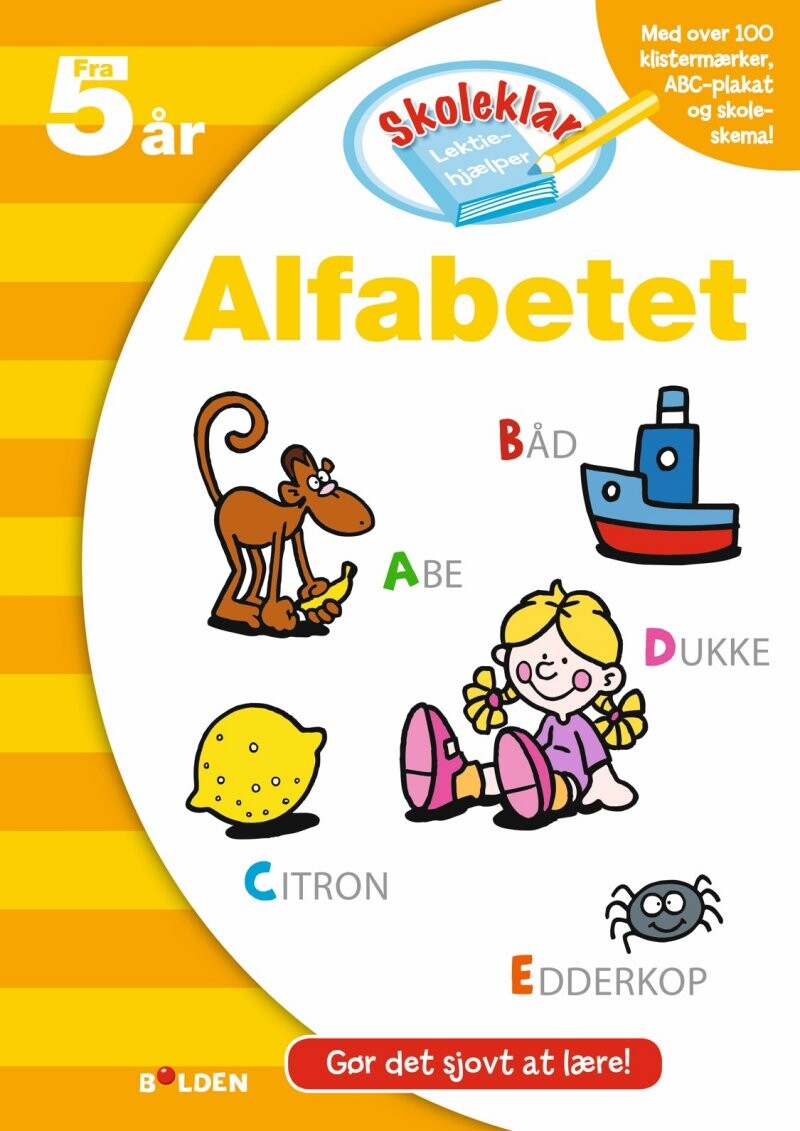 Lektiehjælper   Alfabetet   Skoleklar   Bog