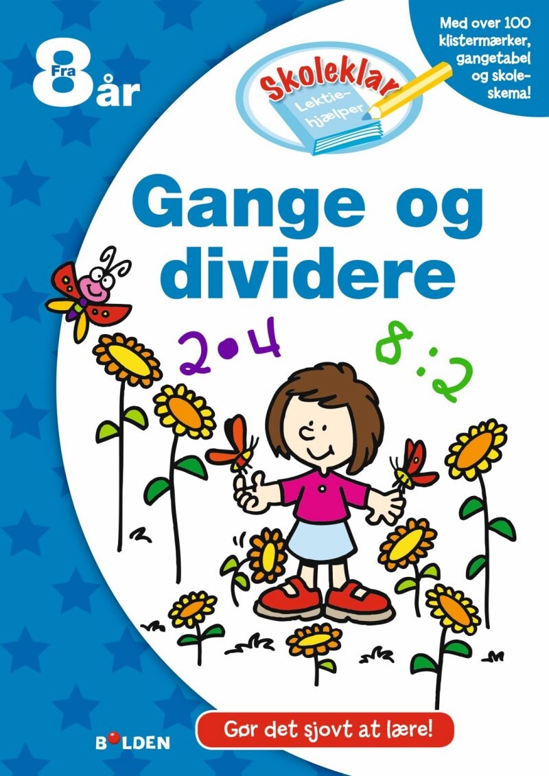 Lektiehjælper   Gange Og Dividere   Skoleklar   Bog