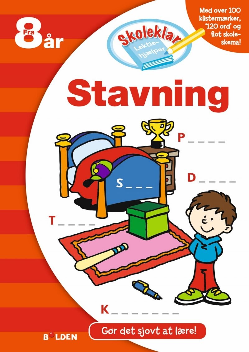 Lektiehjælper   Stavning   Skoleklar   Bog