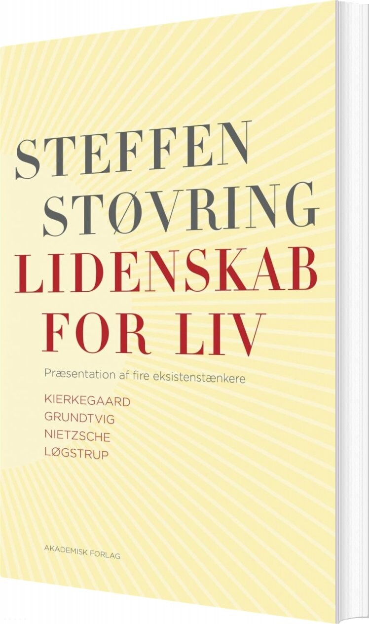 Lidenskab For Liv   Steffen Støvring   Bog