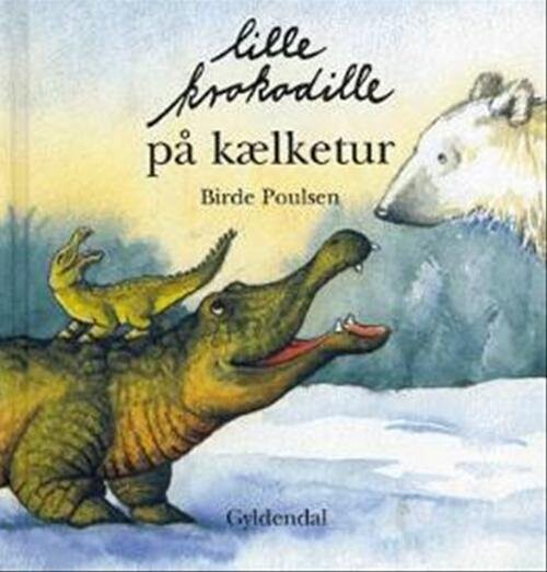 Lille Krokodille På Kælketur   Birde Poulsen   Bog