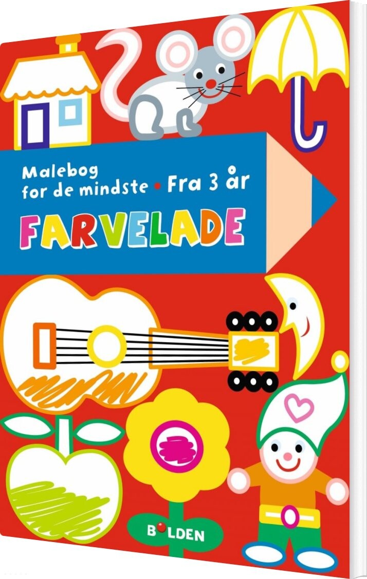 Malebog   Farvelade For De Mindste   Fra 3 år   Bog