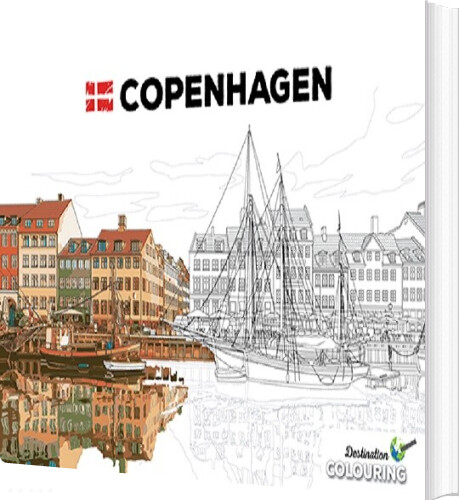 Malebog For Voksne   Colouring Copenhagen   English Book