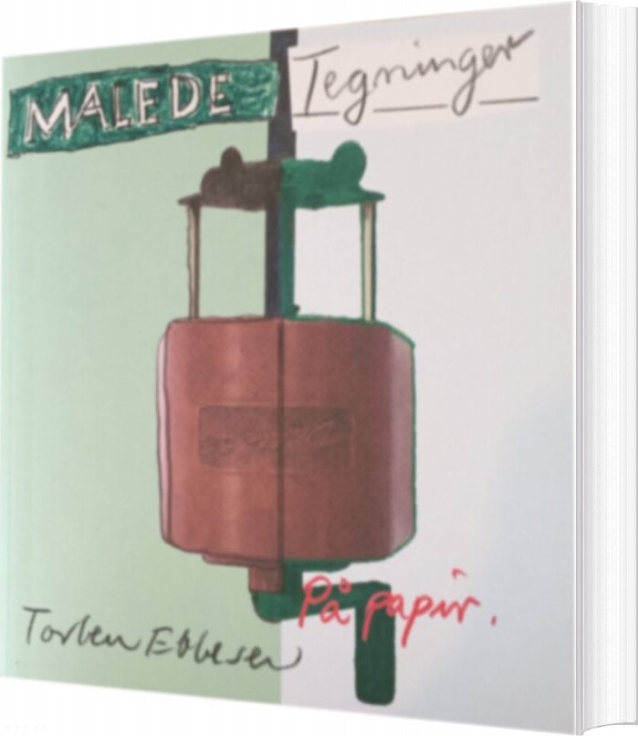 Malede Tegninger På Papir   Torben Ebbesen   Bog