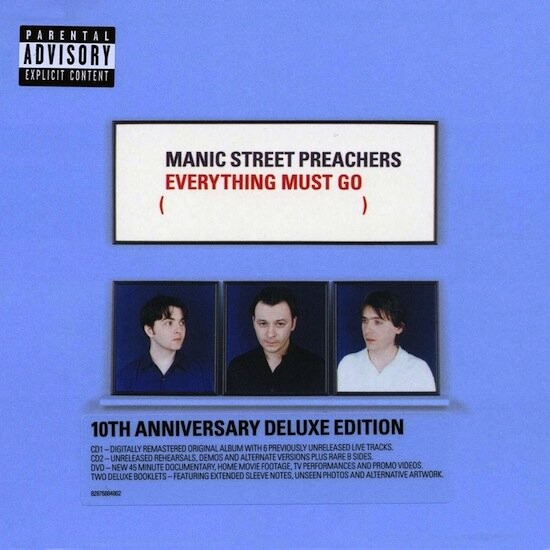 Manic Street Preachers   Everything Must Go  10th Anniversary Deluxe Edition   2 Cd   Dvd    Cd