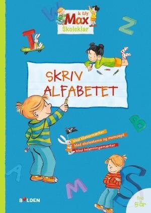 Max Skoleklar   Skriv Alfabetet   Bog