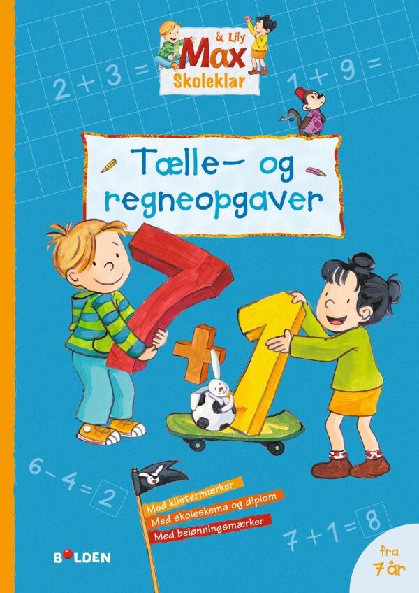 Max Skoleklar   Tælle  Og Regneopgaver   Bog