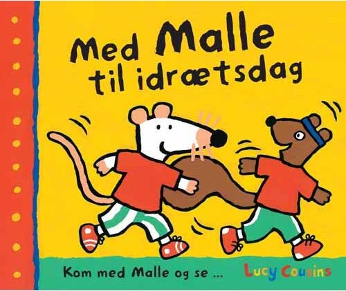 Med Malle Til Idrætsdag   Lucy Cousins   Bog