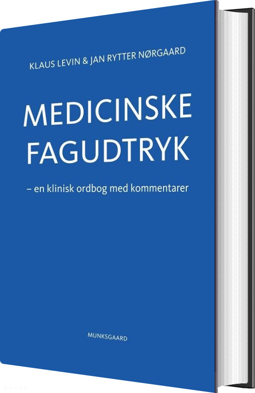Medicinske Fagudtryk   Jan Rytter Nørgaard   Bog