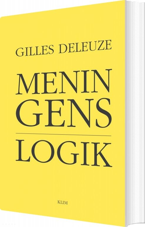 Meningens Logik   Gilles Deleuze   Bog