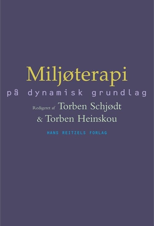 Miljøterapi   Bent Rosenbaum   Bog