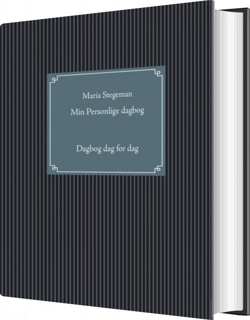 Min Personlige Dagbog   Maria Stegeman   Bog
