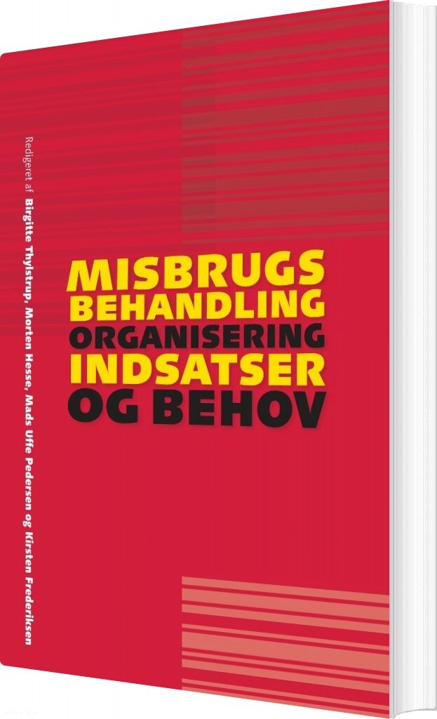 Misbrugsbehandling   Mads Uffe Pedersen   Bog