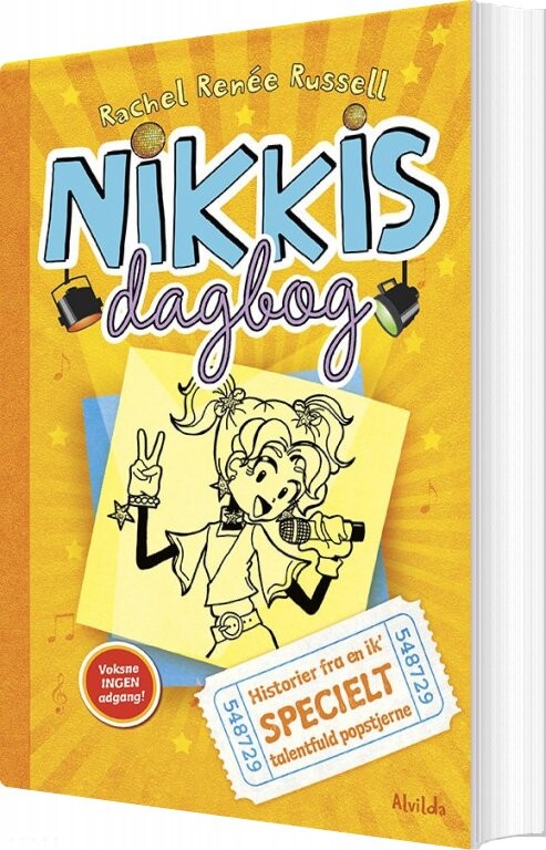 Nikkis Dagbog 3: Historier Fra En Ik  Specielt Talentfuld Popstjerne   Rachel Renee Russell   Bog