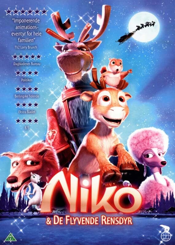 Niko Og De Flyvende Rensdyr   Dvd   Film