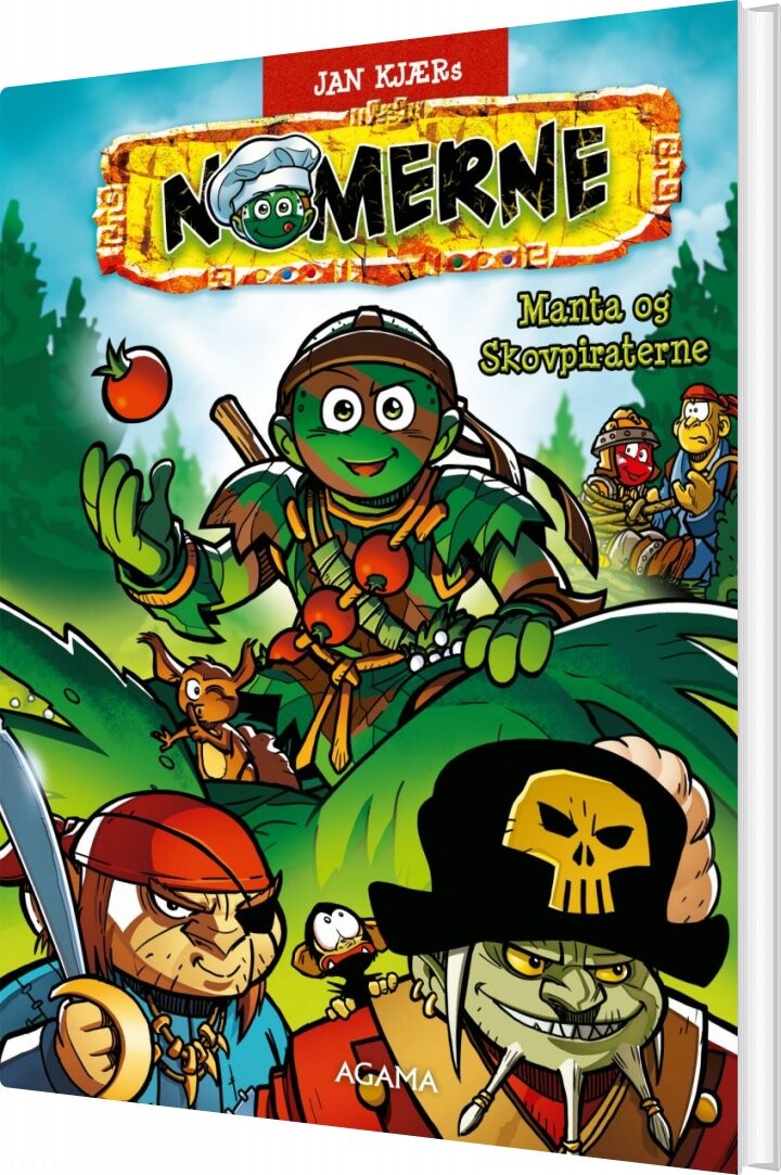 Nomerne: Manta Og Skovpiraterne   Jan Kjær   Bog