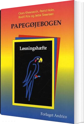 Papegøjebogen   Clara Ehrenreich M Fl    English Book
