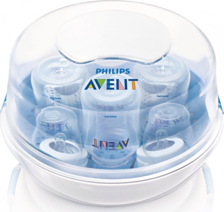 Philips Avent Sutteflaske Dampsterilisator Til Mikrobølgeovn   4 Flasker