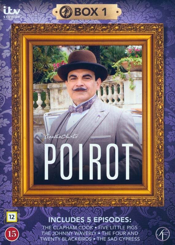 Poirot    Boks 1   Dvd   Tv Serie